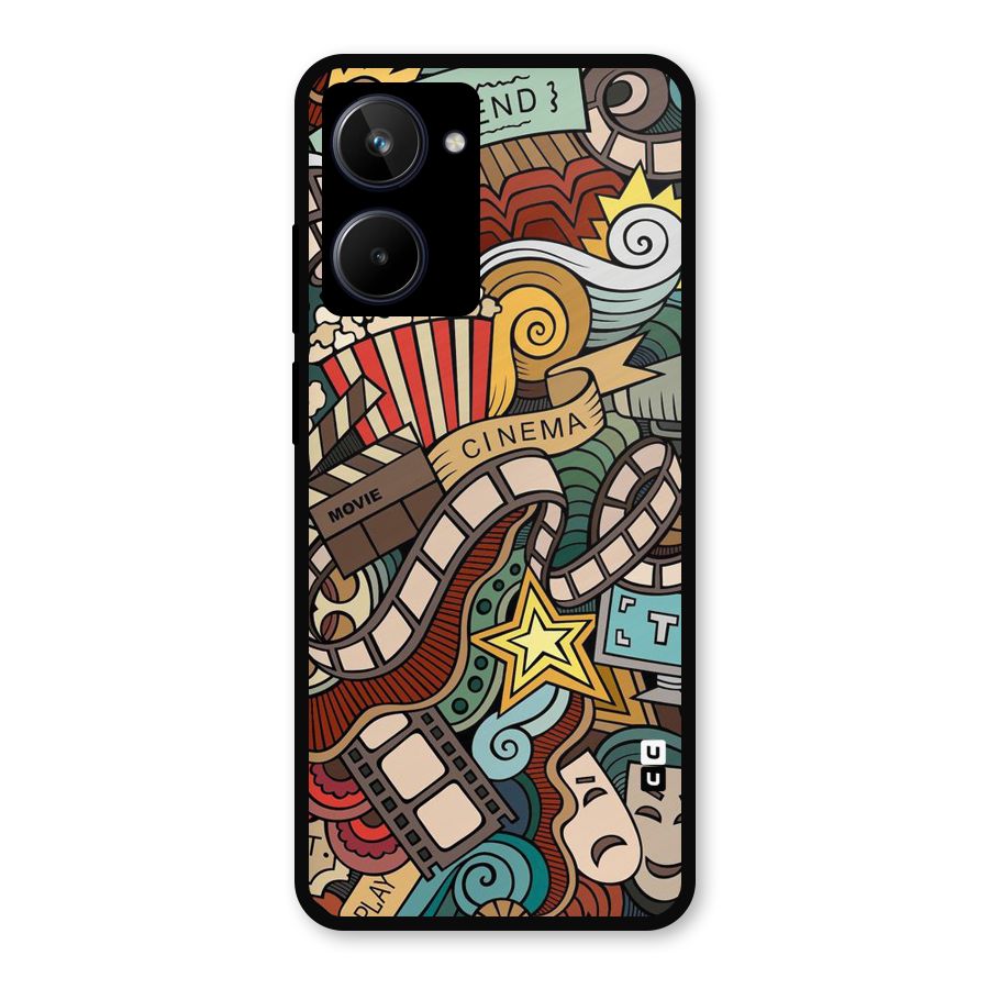 Cinematic Design Metal Back Case for Realme 10