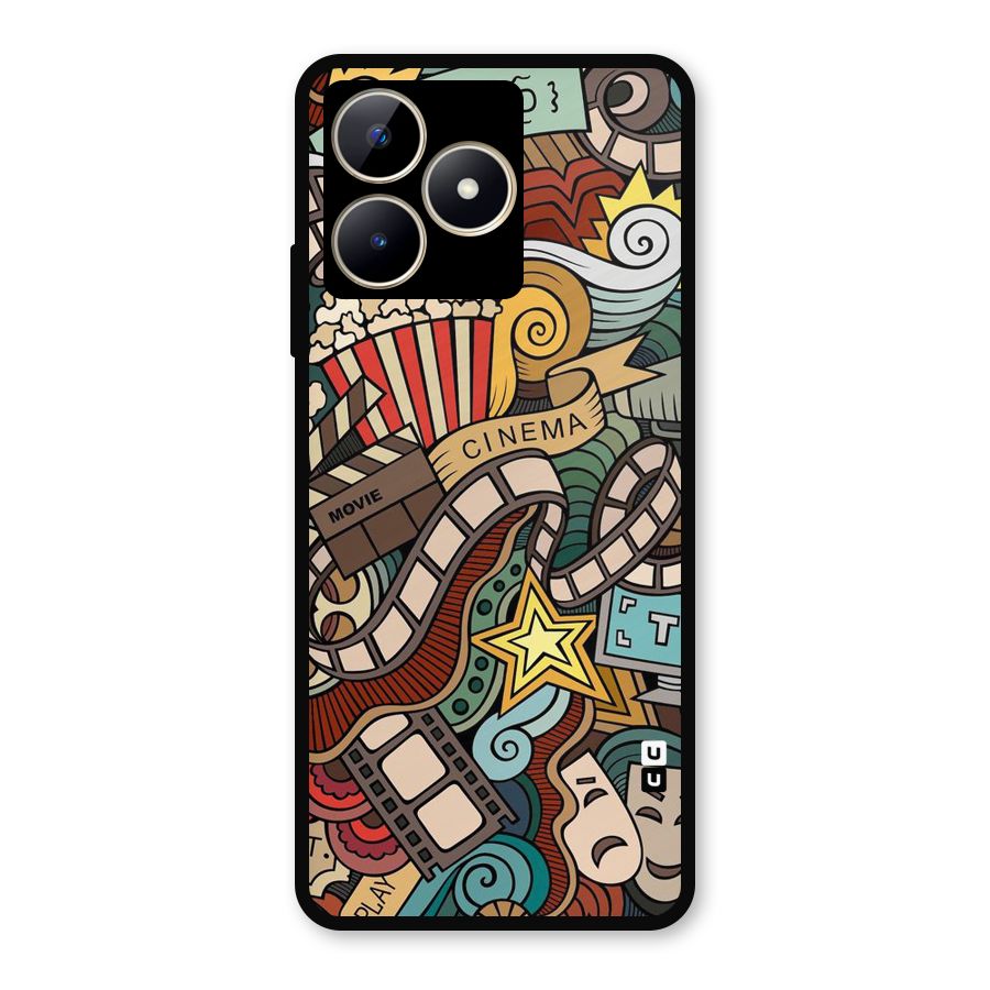 Cinematic Design Metal Back Case for Realme C53