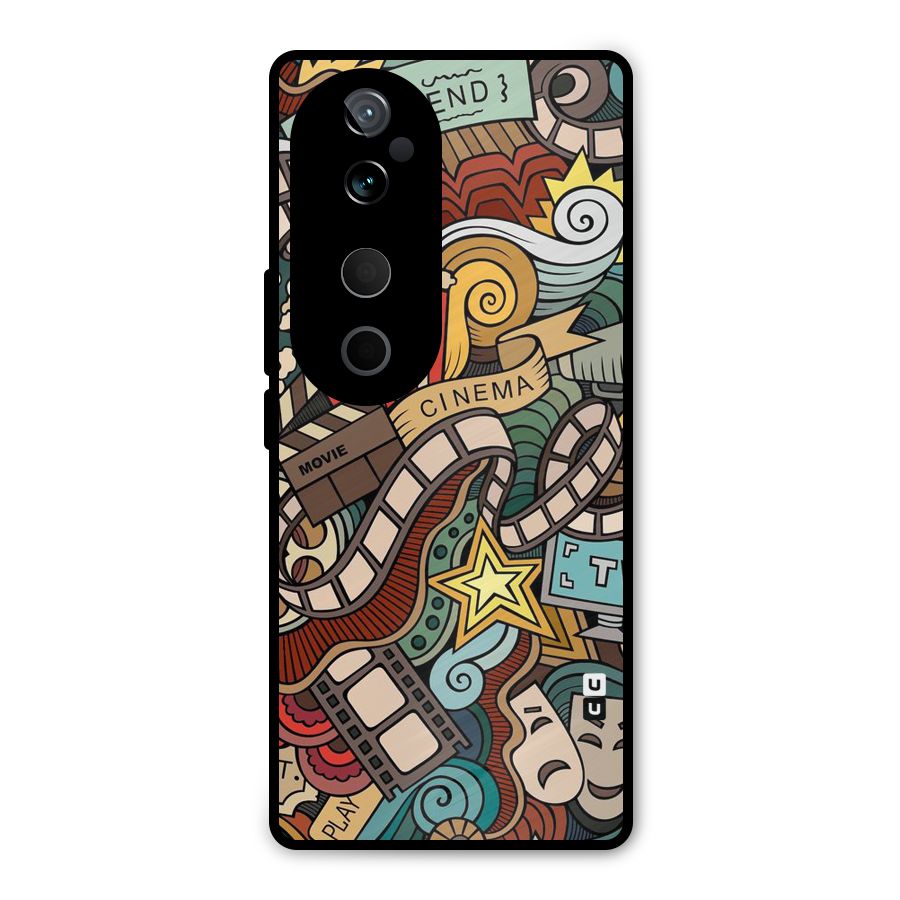 Cinematic Design Metal Back Case for Vivo T3 Ultra