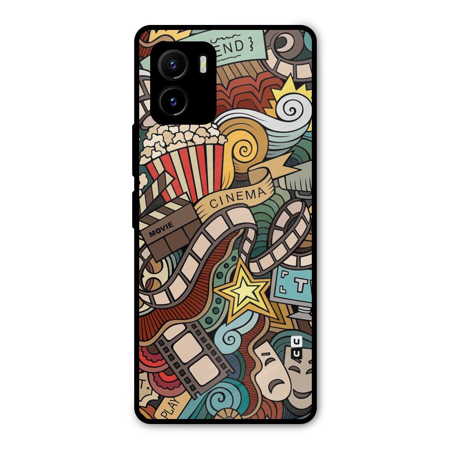 Cinematic Design Metal Back Case for Vivo Y15s