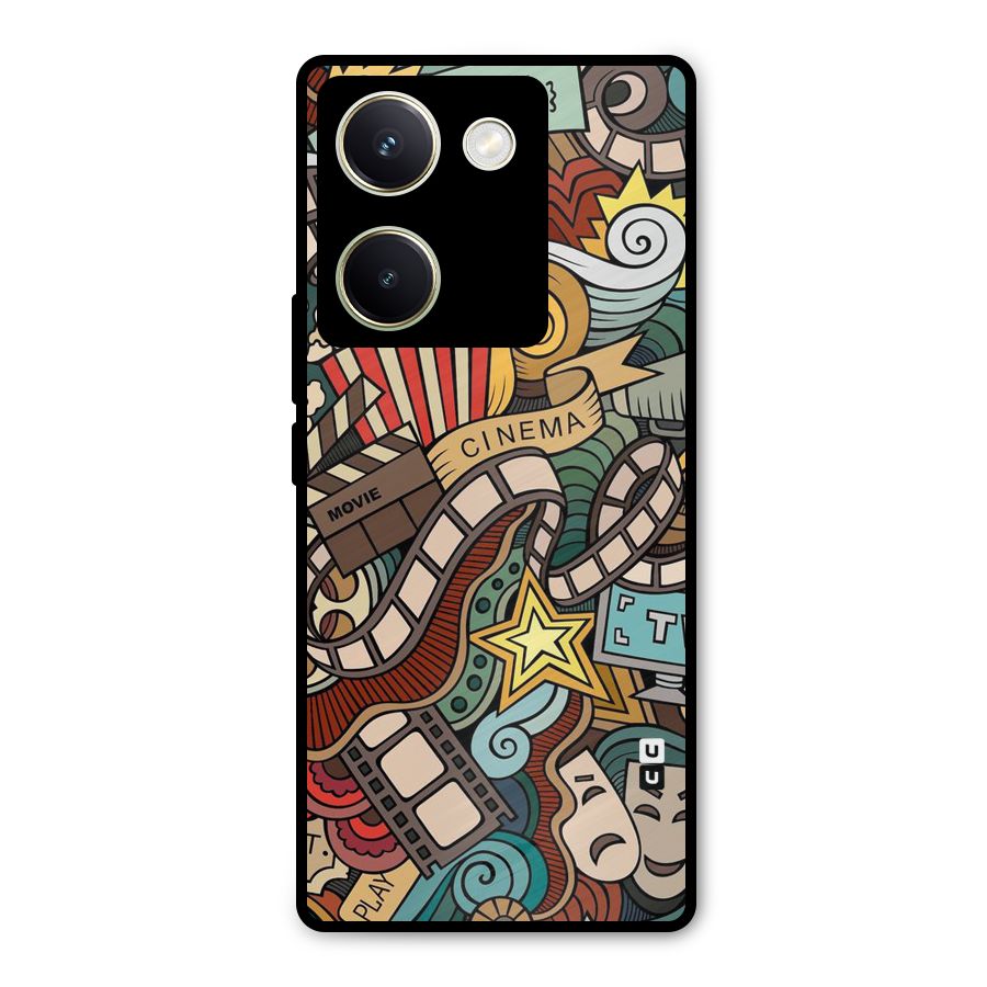 Cinematic Design Metal Back Case for Vivo Y200 Pro