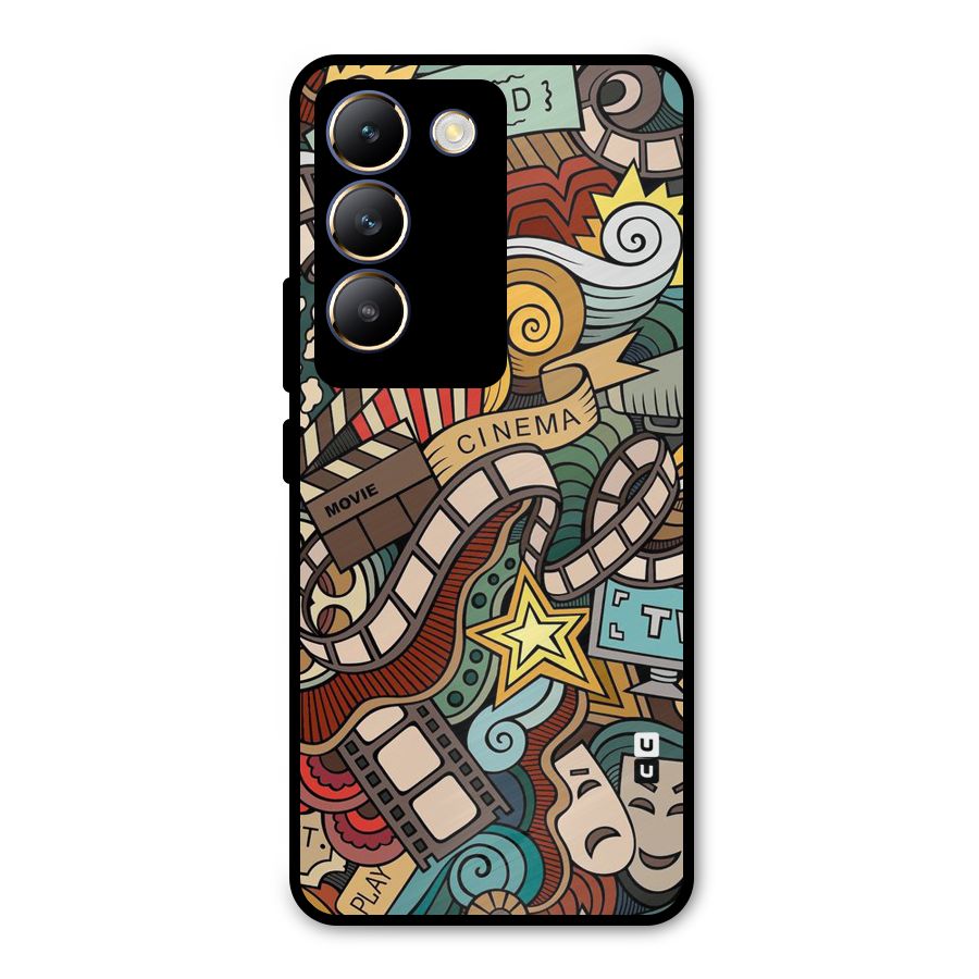 Cinematic Design Metal Back Case for Vivo Y200e