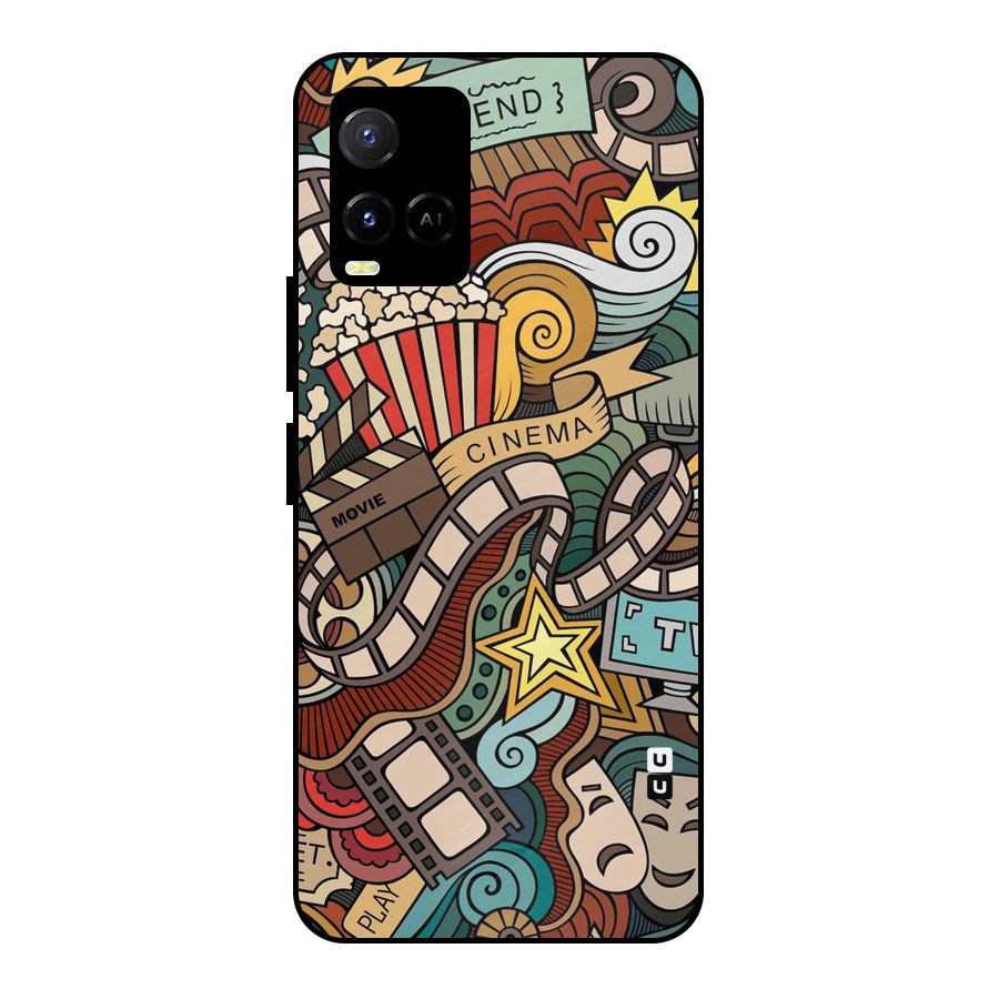 Cinematic Design Metal Back Case for Vivo Y21