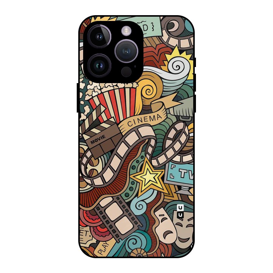 Cinematic Design Metal Back Case for iPhone 14 Pro Max