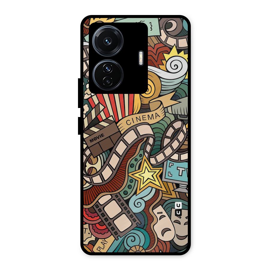 Cinematic Design Metal Back Case for iQOO Z6
