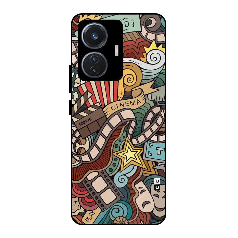 Cinematic Design Metal Back Case for iQOO Z6 44W