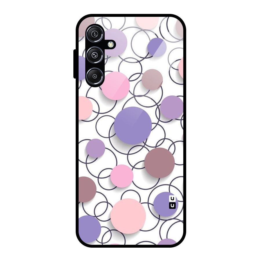 Circles And More Glass Back Case for Galaxy M34 5G
