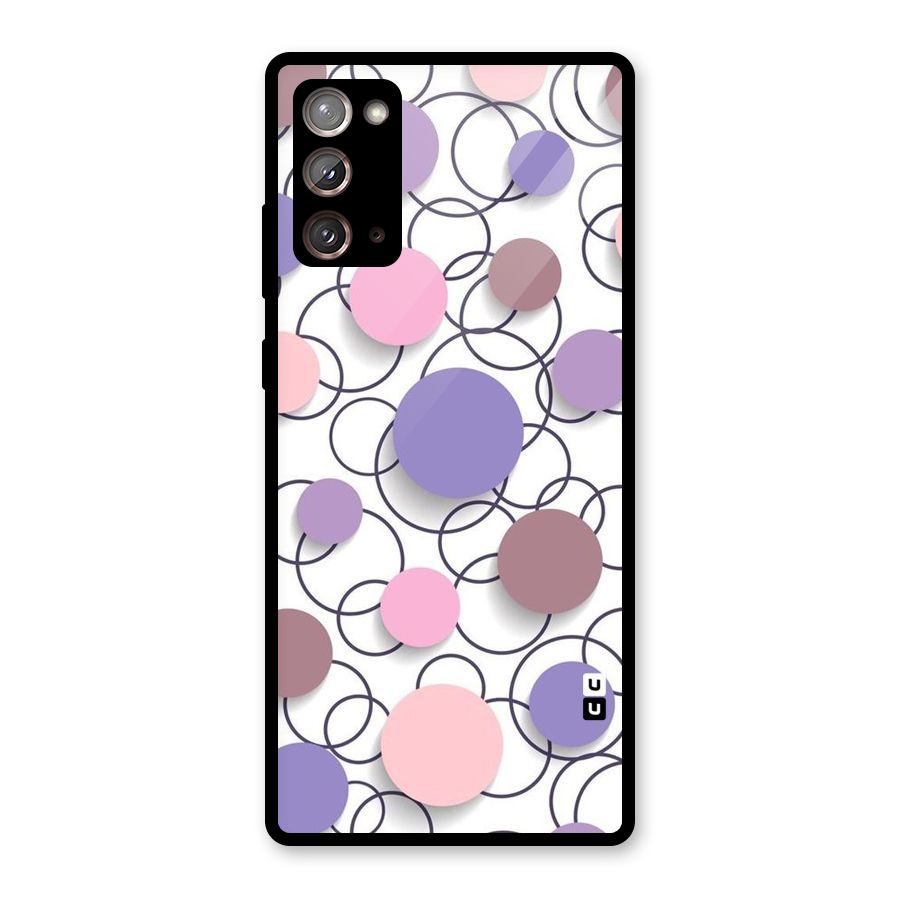 Circles And More Glass Back Case for Galaxy Note 20