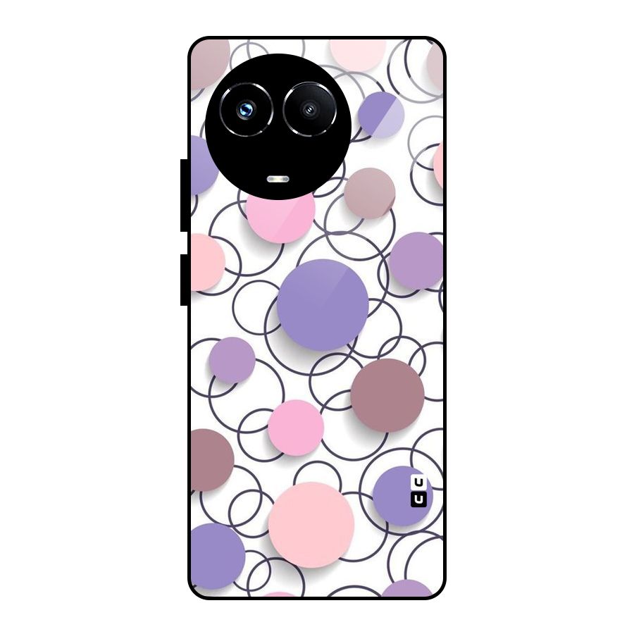 Circles And More Glass Back Case for Realme 11X