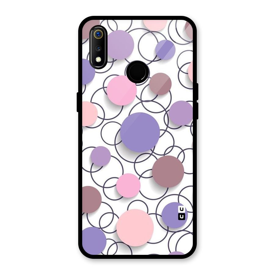 Circles And More Glass Back Case for Realme 3i