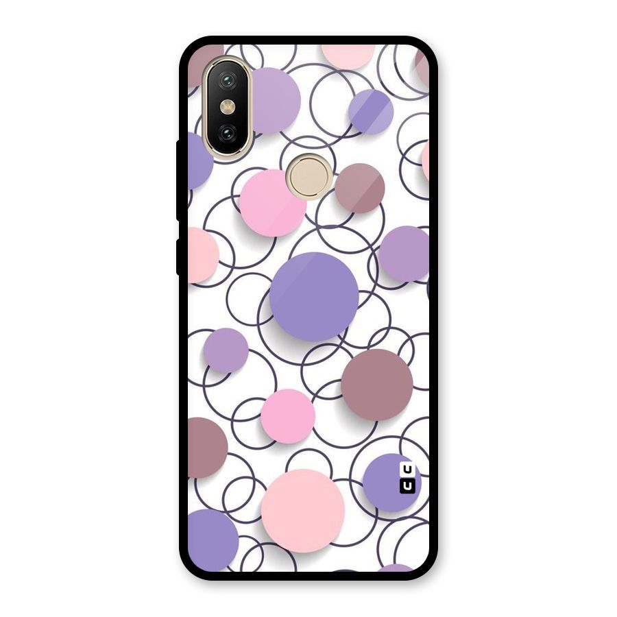 Circles And More Glass Back Case for Redmi A2