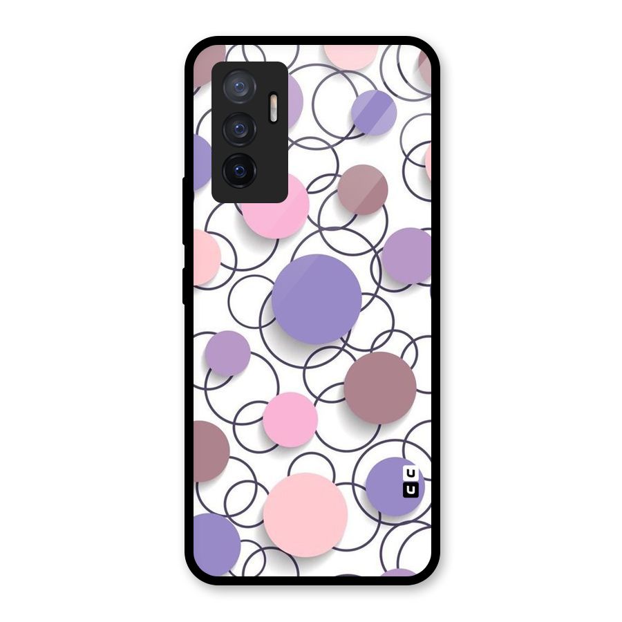 Circles And More Glass Back Case for Vivo V23e