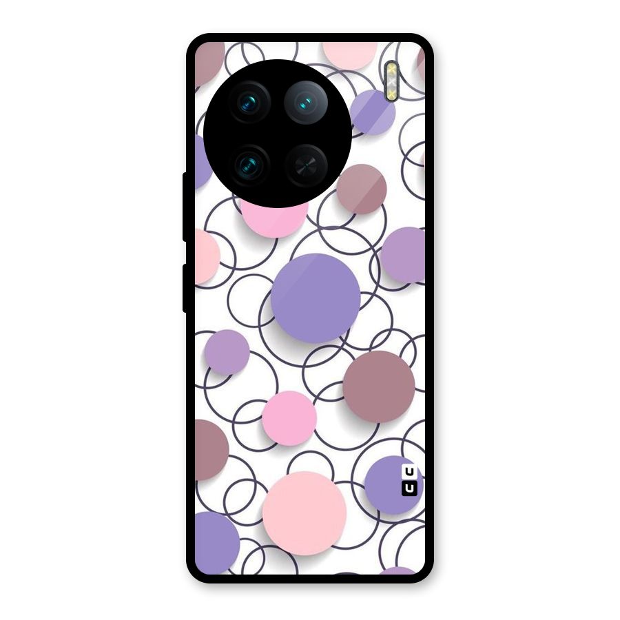 Circles And More Glass Back Case for Vivo X90 Pro
