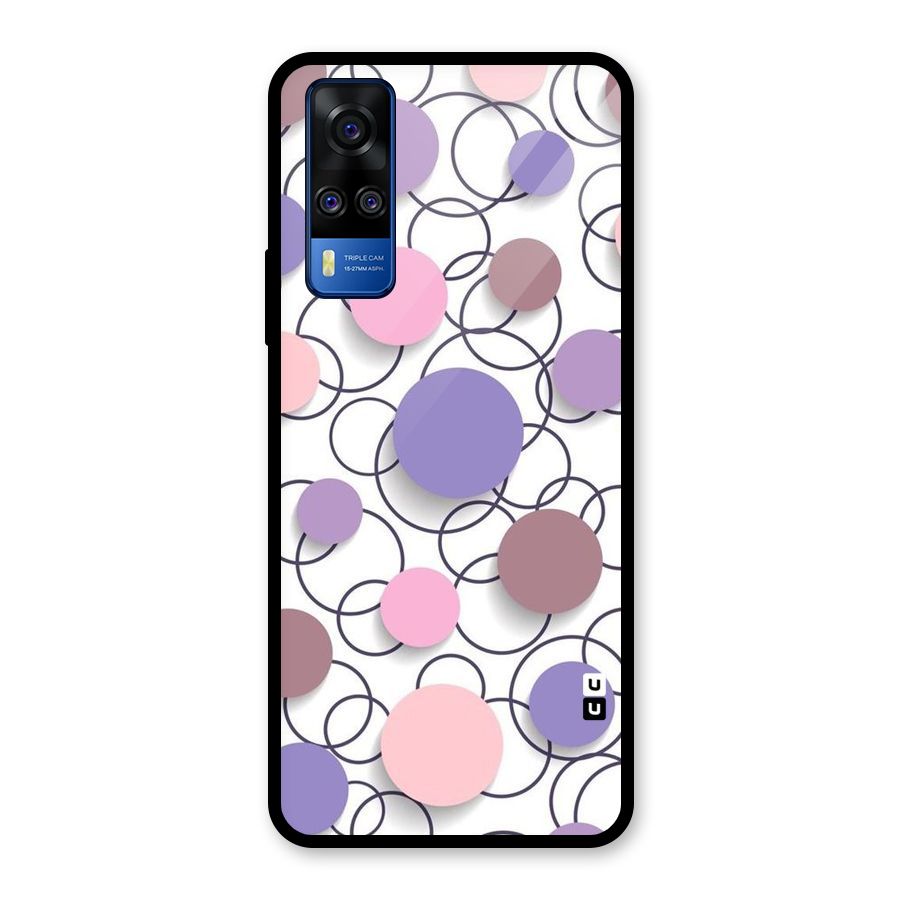 Circles And More Glass Back Case for Vivo Y31