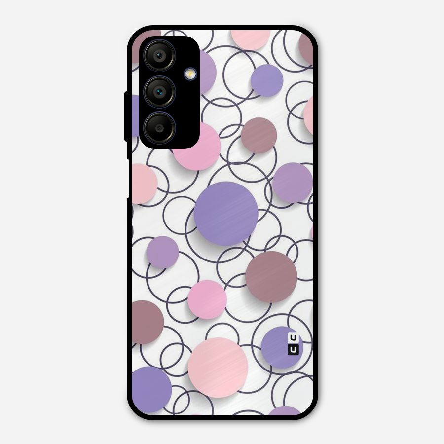 Circles And More Metal Back Case for Galaxy A15 5G