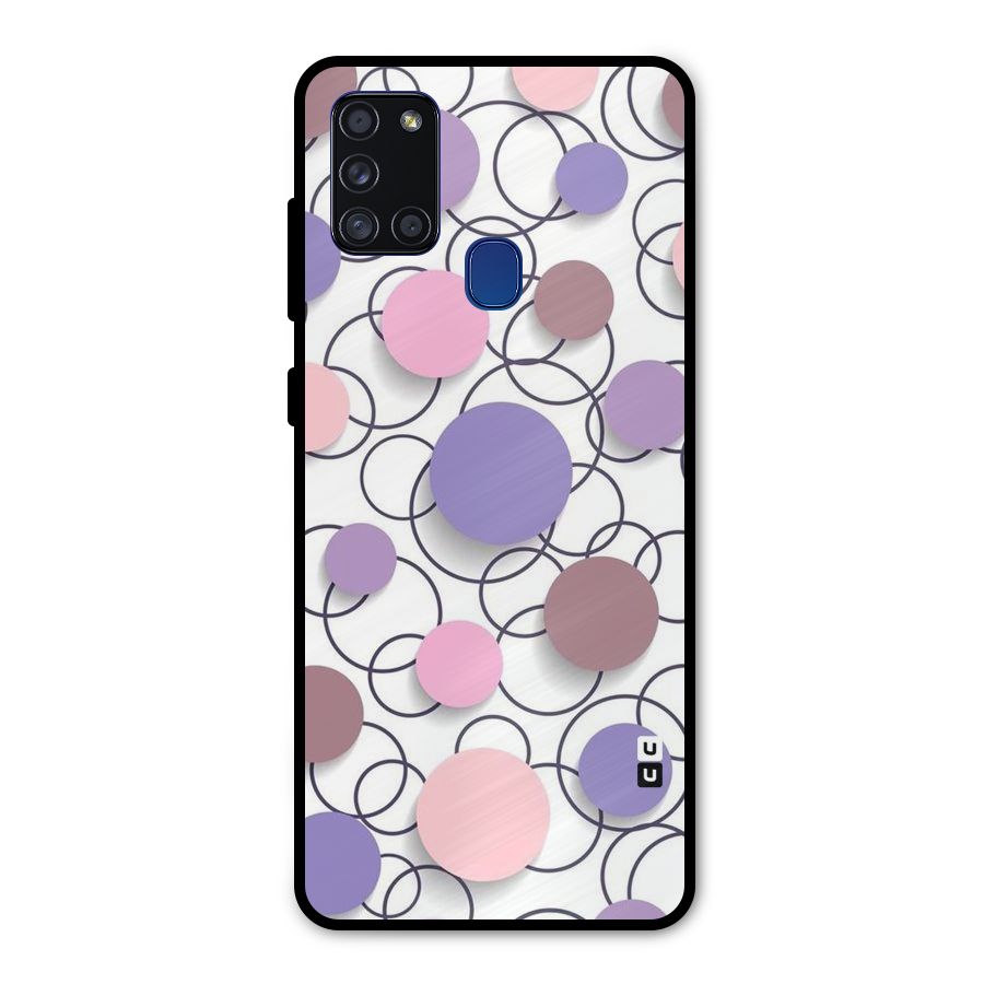 Circles And More Metal Back Case for Galaxy A21s