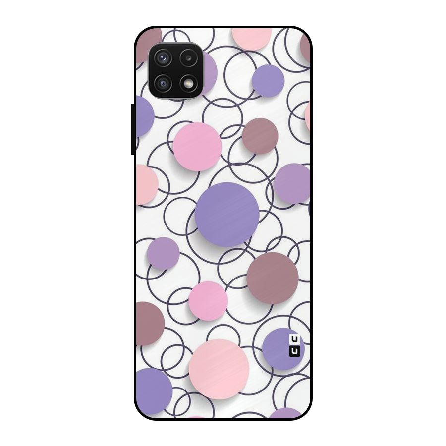 Circles And More Metal Back Case for Galaxy A22 5G