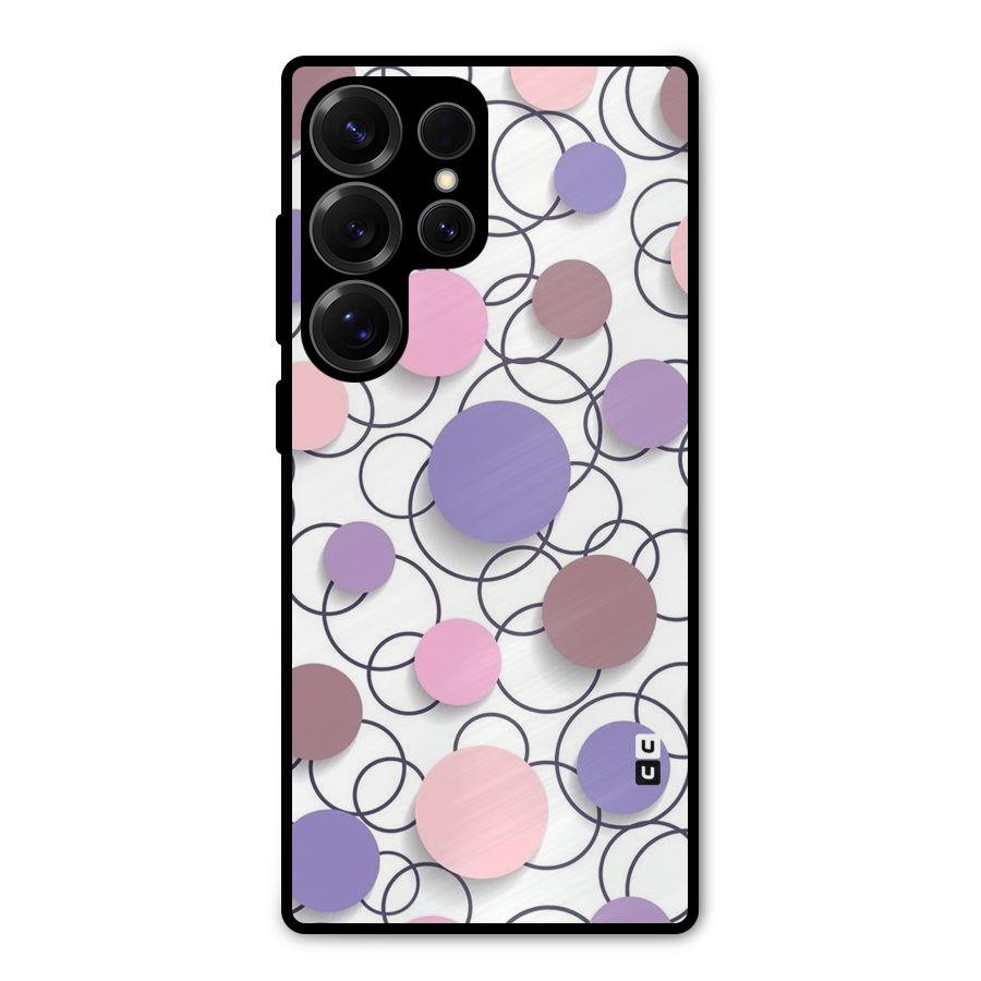 Circles And More Metal Back Case for Galaxy S25 Ultra