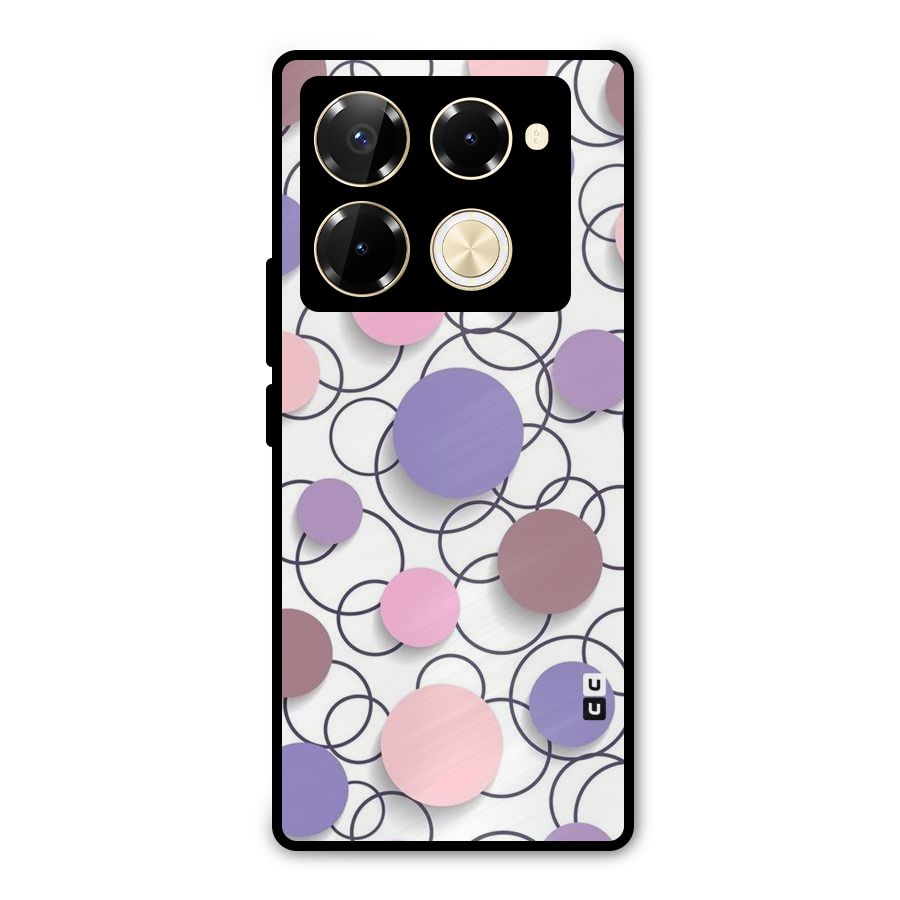 Circles And More Metal Back Case for Infinix Note 40 Pro Plus