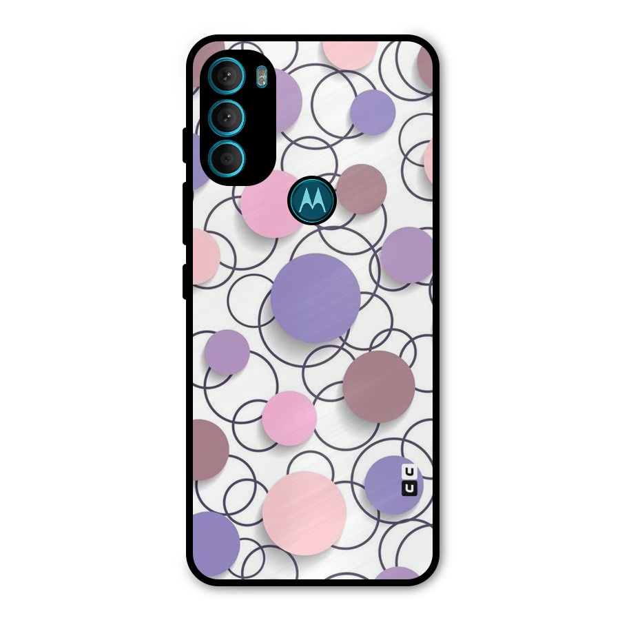 Circles And More Metal Back Case for Moto G71 5G