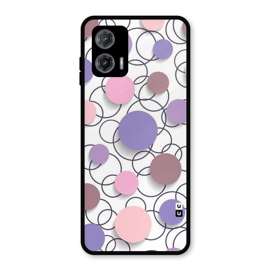 Circles And More Metal Back Case for Moto G73