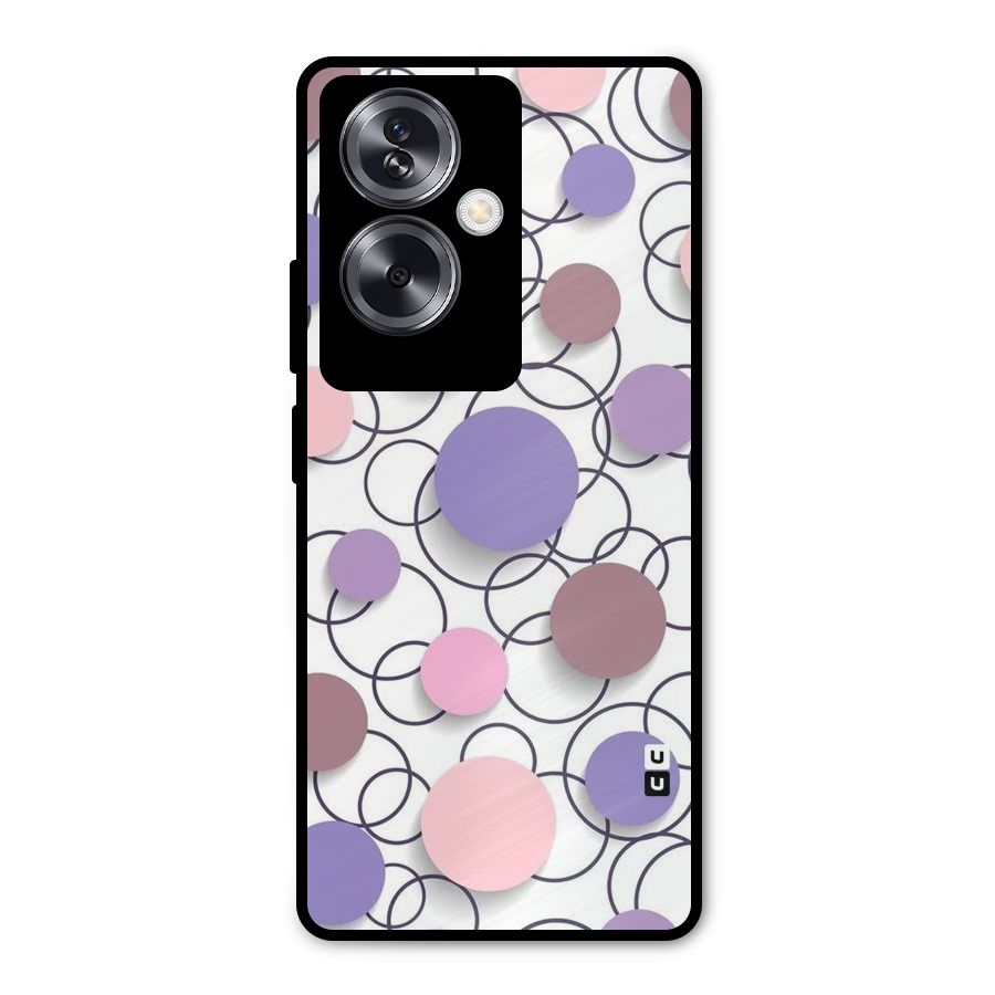Circles And More Metal Back Case for Oppo A79 5G