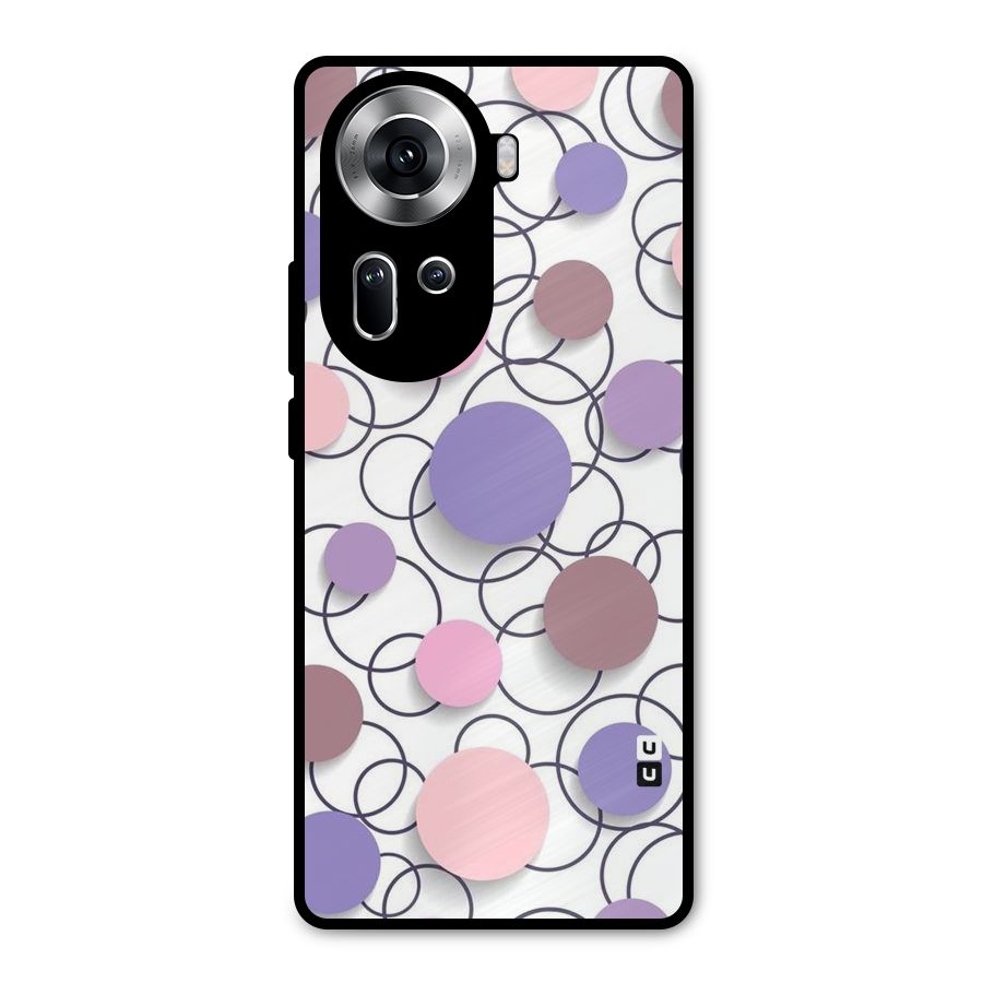 Circles And More Metal Back Case for Oppo Reno11 5G
