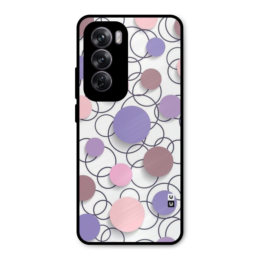 Circles And More Metal Back Case for Oppo Reno12 Pro