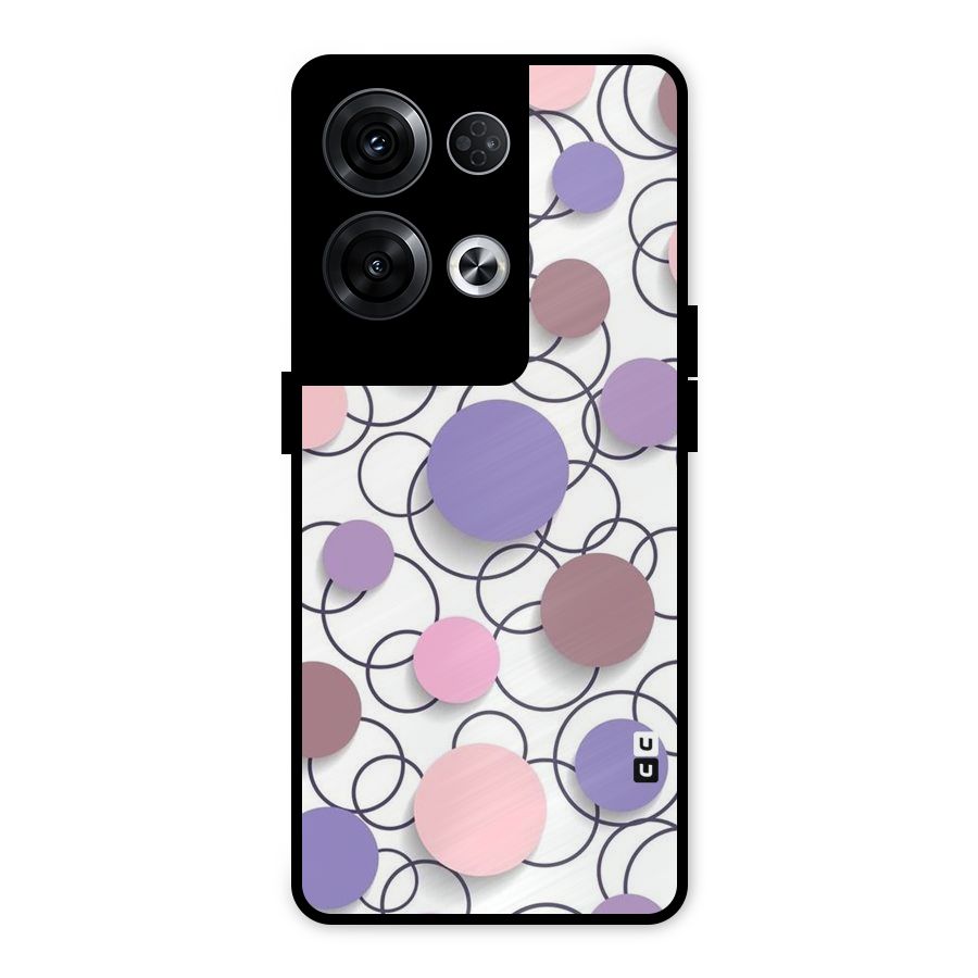 Circles And More Metal Back Case for Oppo Reno8 Pro 5G