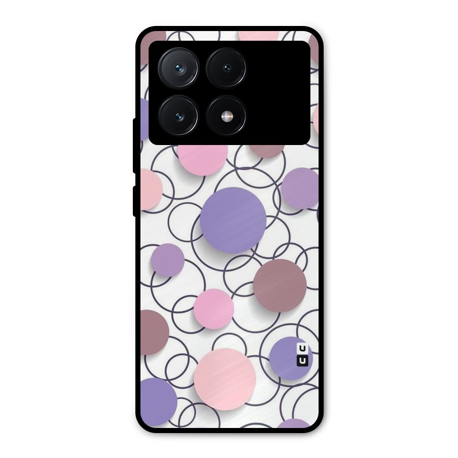 Circles And More Metal Back Case for Poco X6 Pro