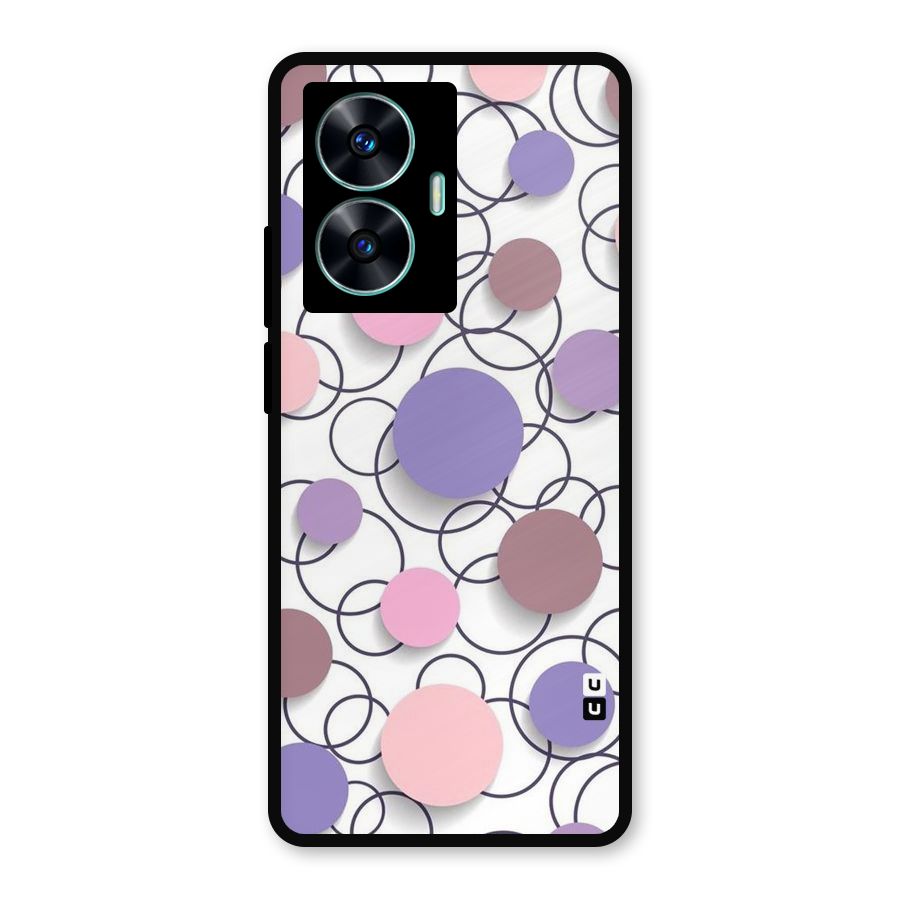 Circles And More Metal Back Case for Realme C55