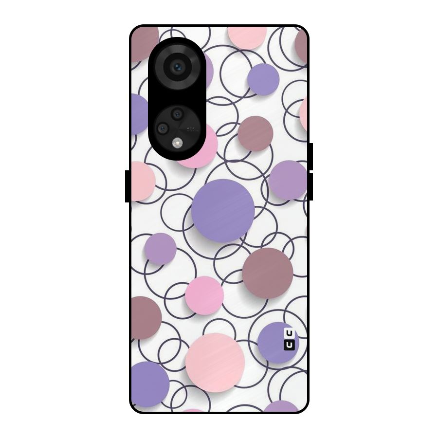 Circles And More Metal Back Case for Reno8 T 5G