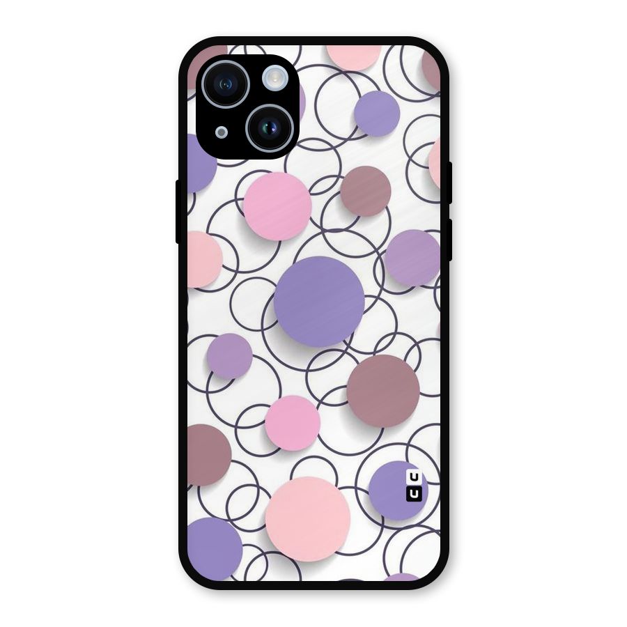 Circles And More Metal Back Case for iPhone 14