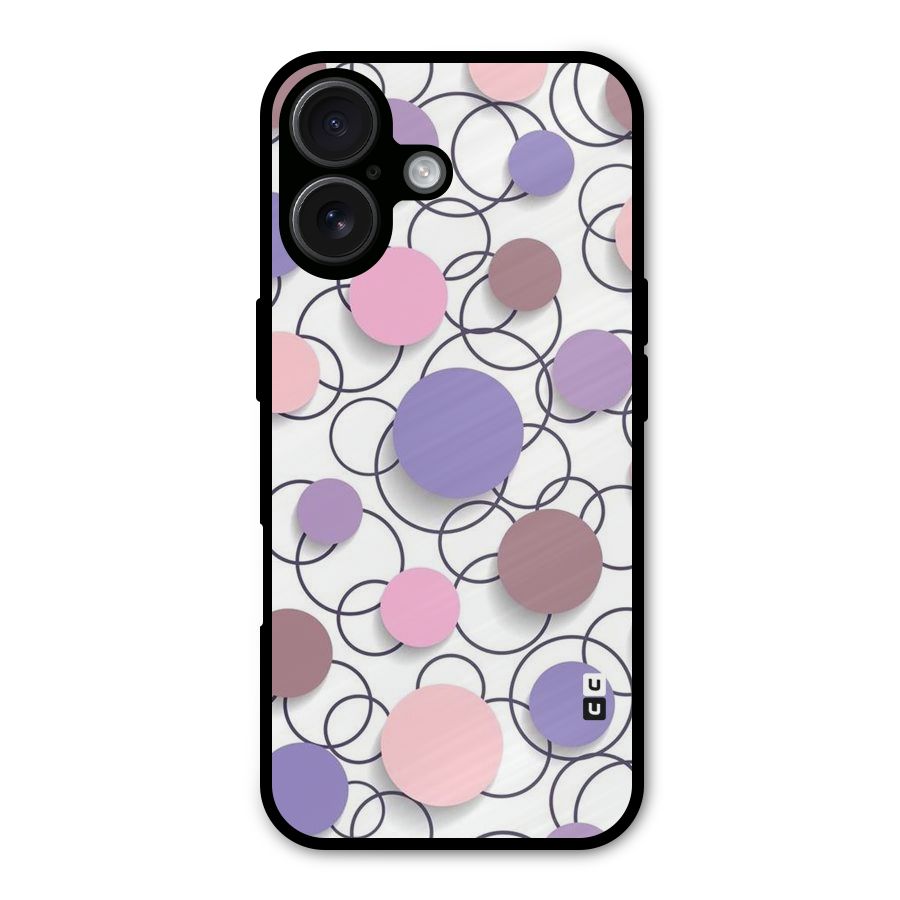 Circles And More Metal Back Case for iPhone 16