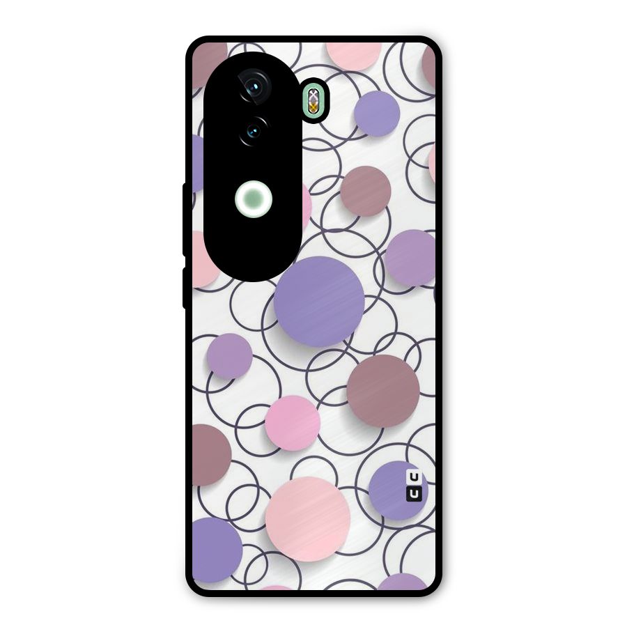 Circles And More Metal Back Case for iQOO Z9s