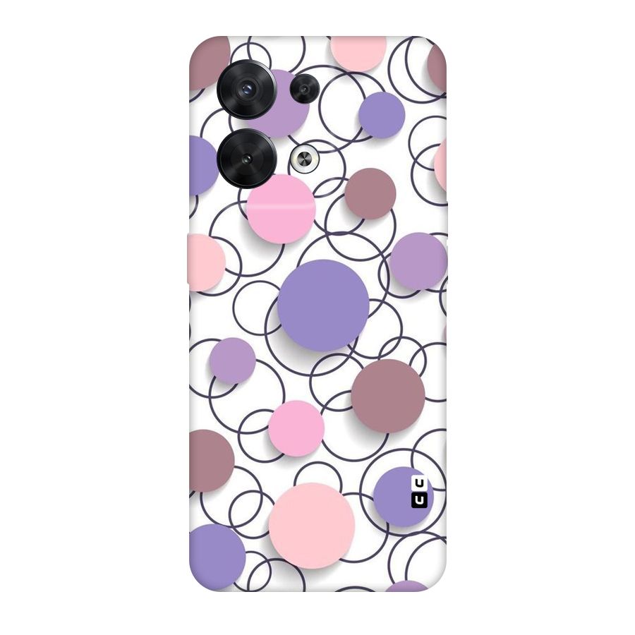 Circles And More Original Polycarbonate Back Case for Oppo Reno8 5G