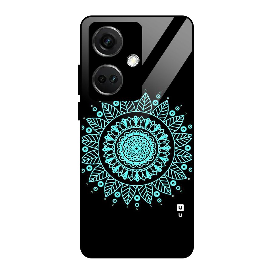 Circles Pattern Art Glass Back Case for OnePlus Nord CE 3 5G