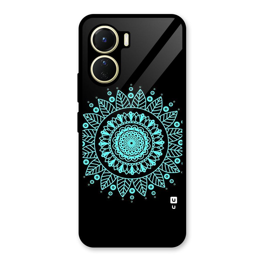 Circles Pattern Art Glass Back Case for Vivo Y56