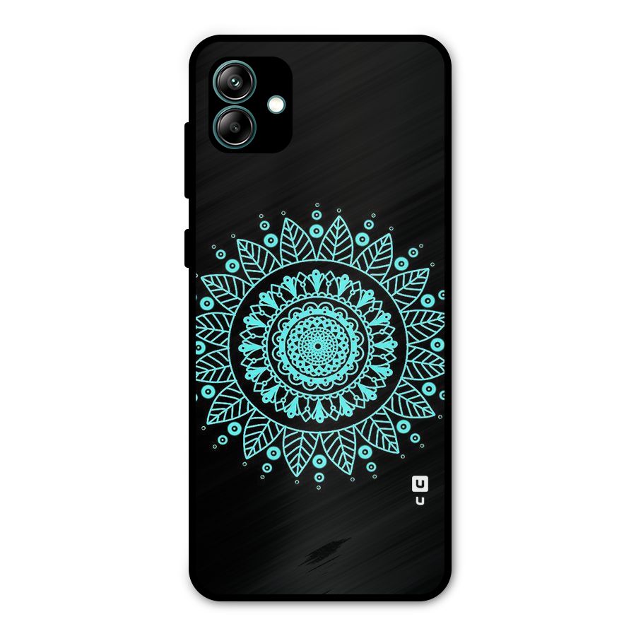 Circles Pattern Art Metal Back Case for Galaxy A04