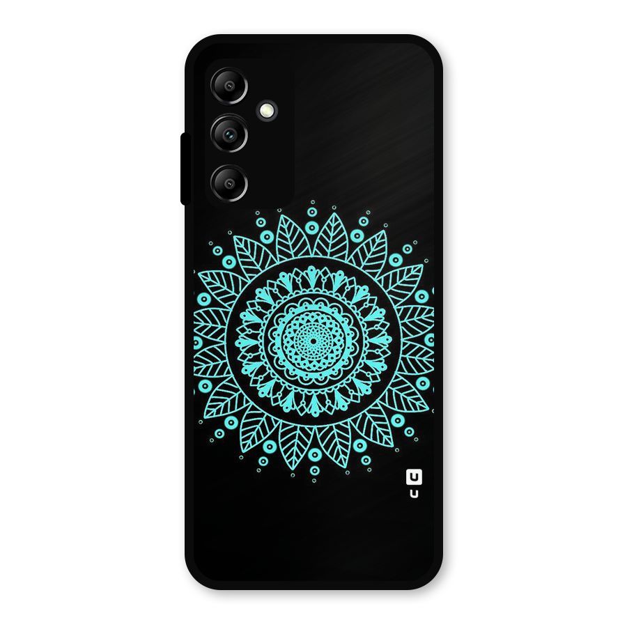 Circles Pattern Art Metal Back Case for Galaxy A14 5G