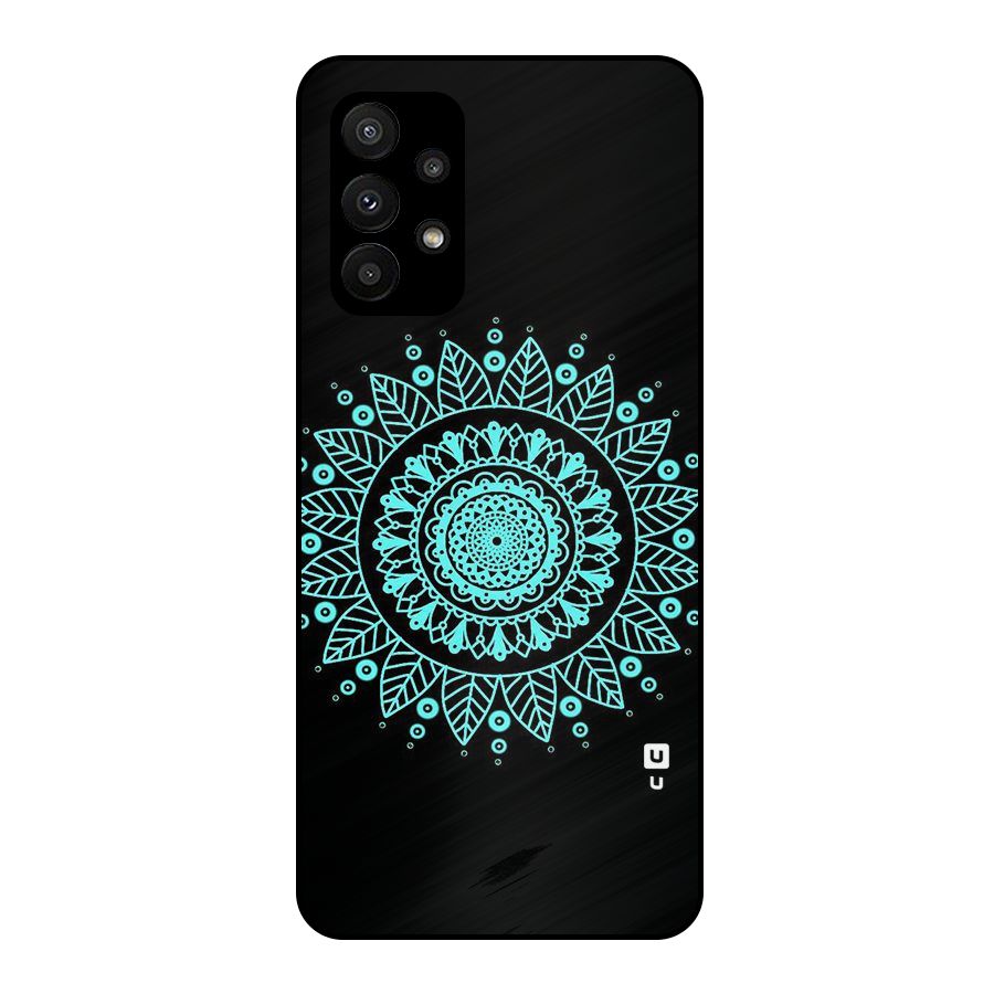 Circles Pattern Art Metal Back Case for Galaxy A23