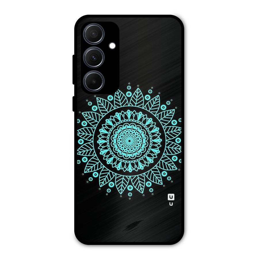 Circles Pattern Art Metal Back Case for Galaxy A35