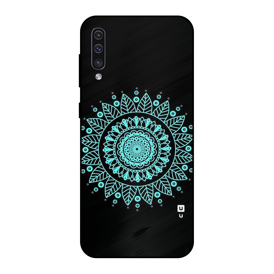 Circles Pattern Art Metal Back Case for Galaxy A50