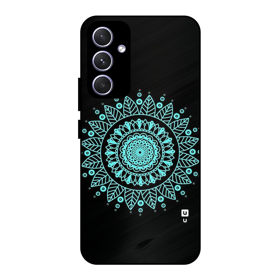 Circles Pattern Art Metal Back Case for Galaxy A54