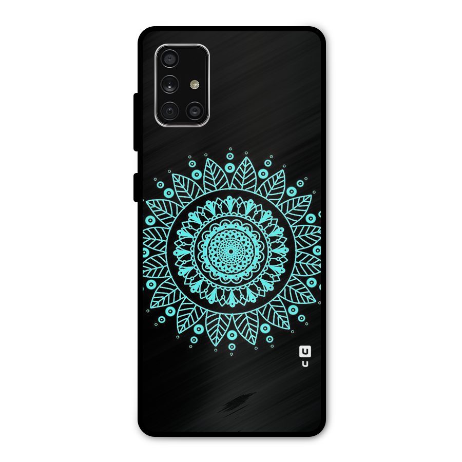 Circles Pattern Art Metal Back Case for Galaxy A71