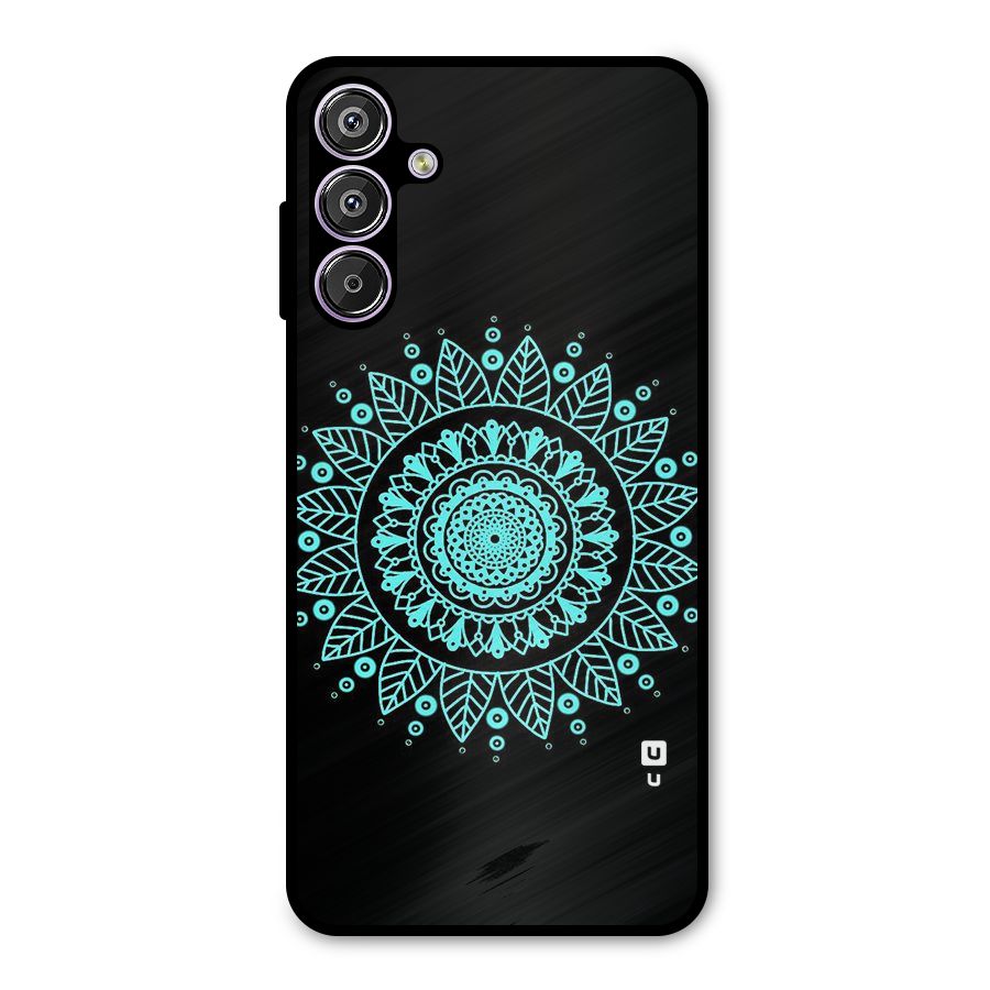 Circles Pattern Art Metal Back Case for Galaxy M15