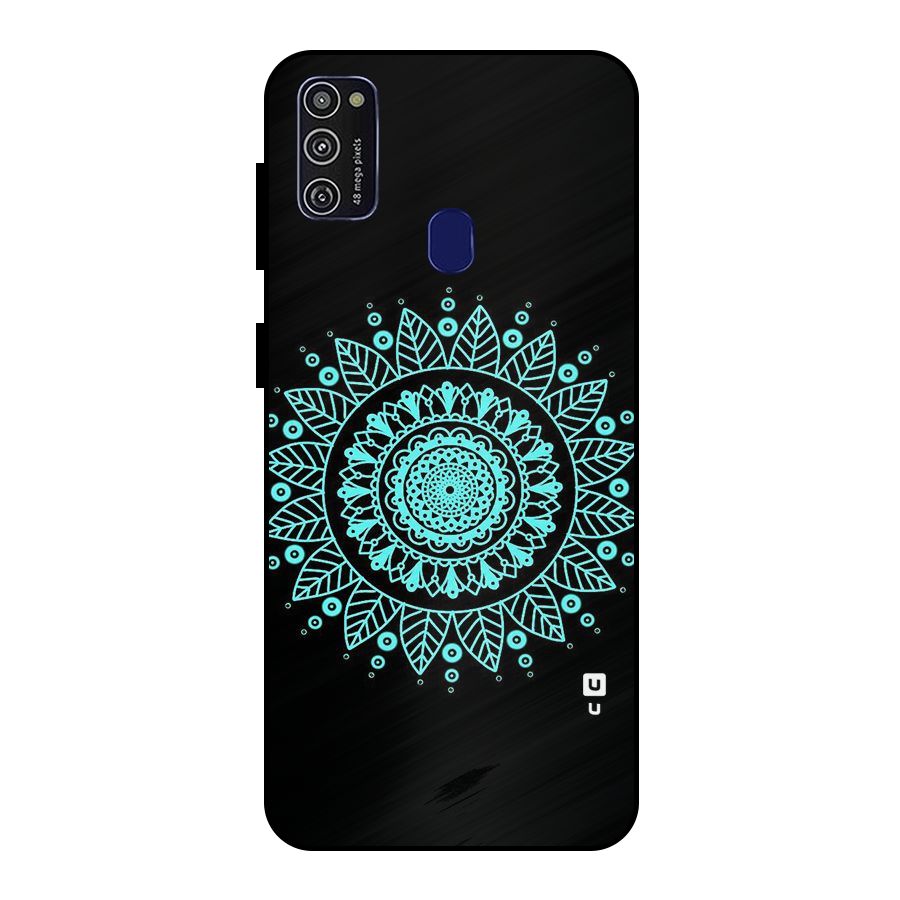 Circles Pattern Art Metal Back Case for Galaxy M21
