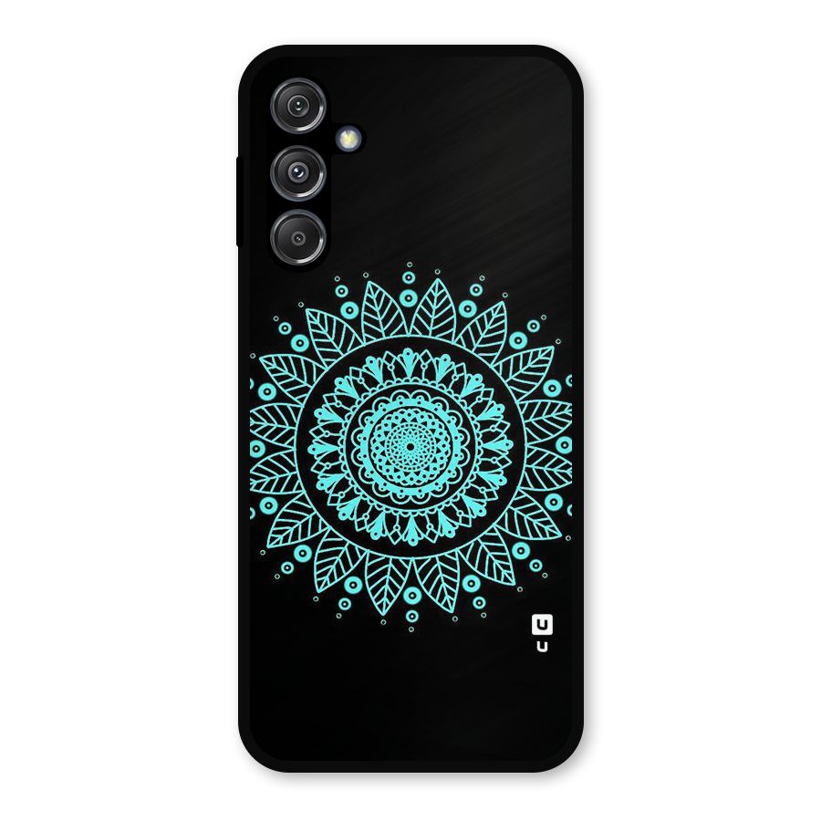 Circles Pattern Art Metal Back Case for Galaxy M34 5G