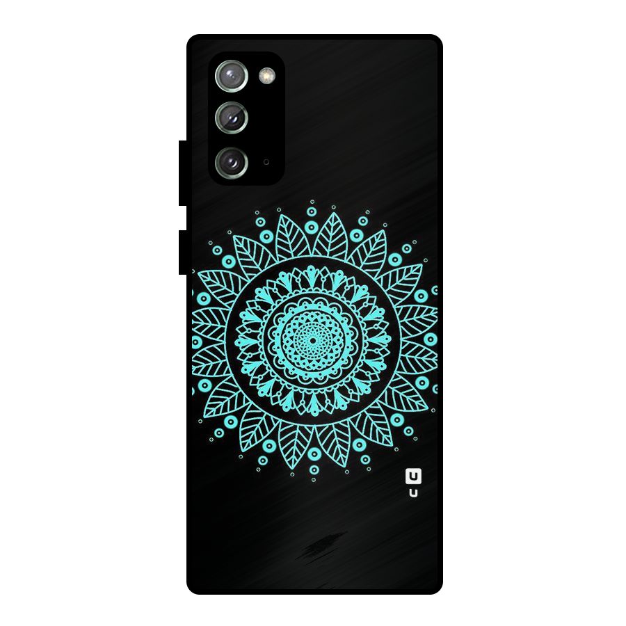 Circles Pattern Art Metal Back Case for Galaxy Note 20