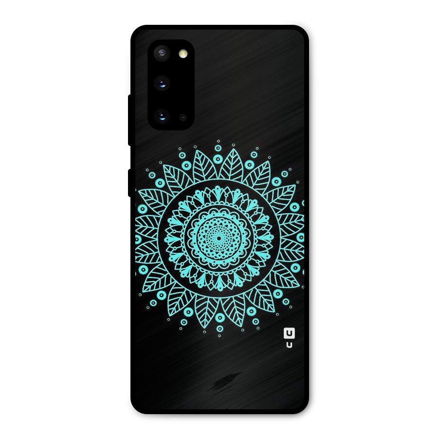 Circles Pattern Art Metal Back Case for Galaxy S20